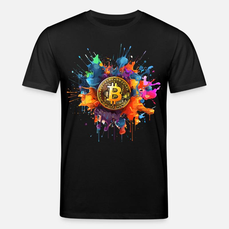 Bitcoin - Stanley/Stella Unisex Bio-T-Shirt CREATOR  - Schwarz