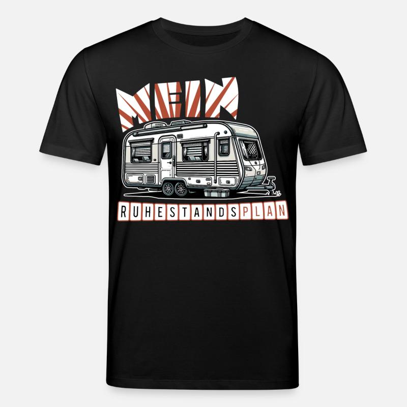 Ruhestand in Stil - Mit Wohnmobil - Stanley/Stella Unisex Bio-T-Shirt CREATOR - Schwarz