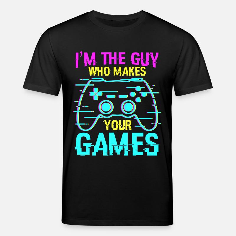 Dicton de programmeur de jeux - T-shirt bio CREATOR Stanley/Stella Unisexe - noir