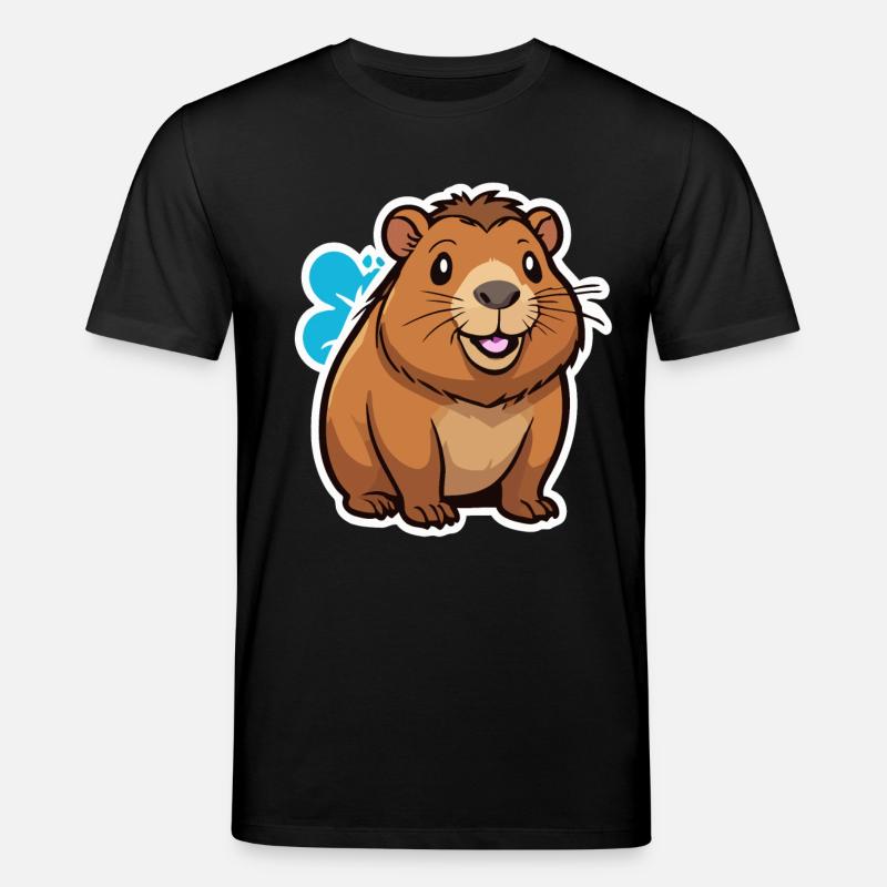 Capybara - Stanley/Stella Unisex Bio-T-Shirt CREATOR  - Schwarz