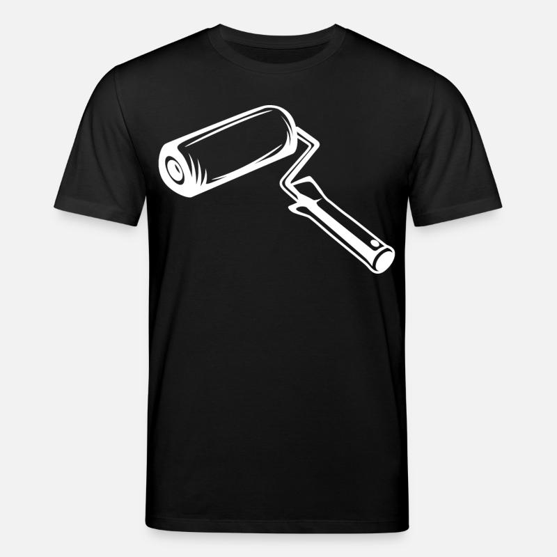 Farbroller Zeichnung - Stanley/Stella Unisex Bio-T-Shirt CREATOR  - Schwarz