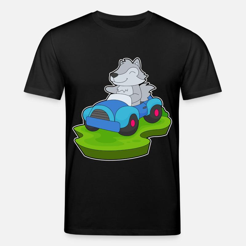 Wolf Auto - Stanley/Stella Unisex Bio-T-Shirt CREATOR  - Schwarz