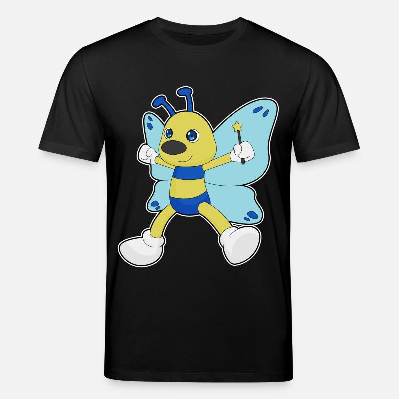Baguette de sorcier papillon - T-shirt bio CREATOR Stanley/Stella Unisexe - noir