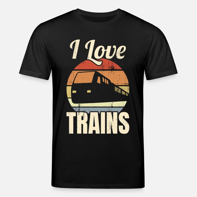 L’amour du chemin de fer - T-shirt bio CREATOR Stanley/Stella Unisexe - noir