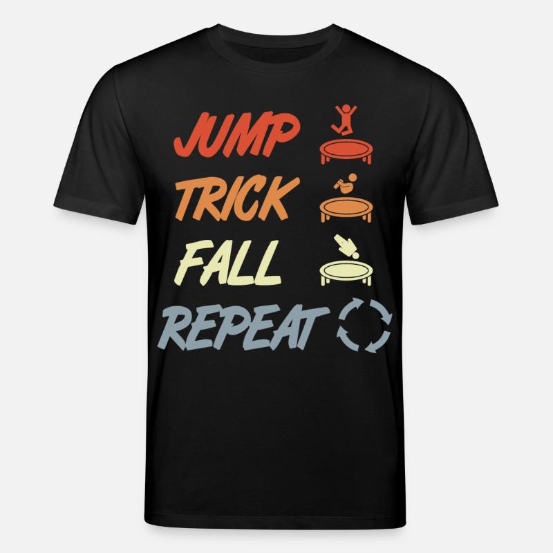 Trampolin Techniken - Stanley/Stella Unisex Bio-T-Shirt CREATOR  - Schwarz