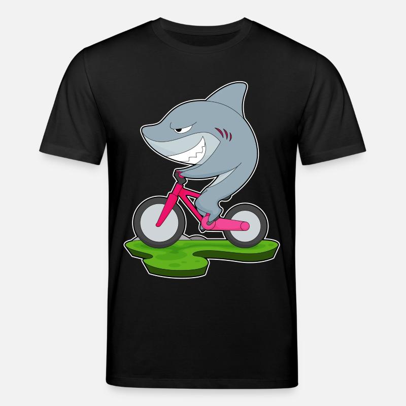Vélo Shark - T-shirt bio CREATOR Stanley/Stella Unisexe - noir