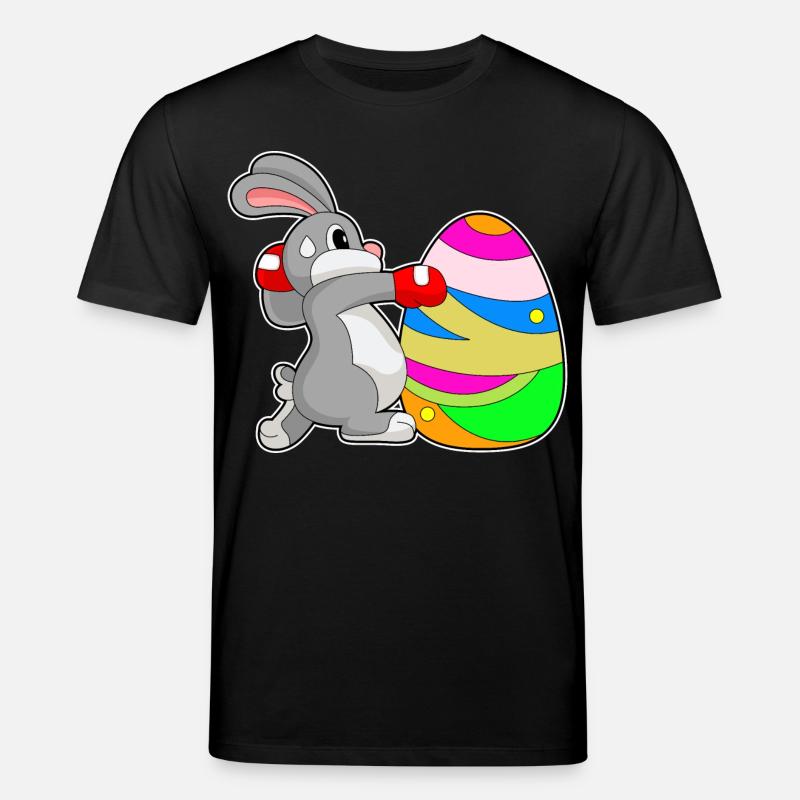 Bunny Easter Boxes - Stanley/Stella CREATOR Unisex Organic T-Shirt - black