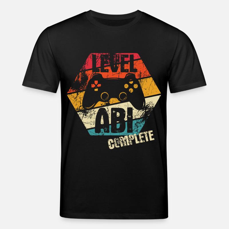 ABI - Level complete - Controller - Gamer - Stanley/Stella Unisex Bio-T-Shirt CREATOR  - Schwarz