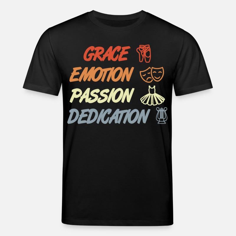 Grace Emotion Passion Dedication - Stanley/Stella Unisex Bio-T-Shirt CREATOR  - Schwarz