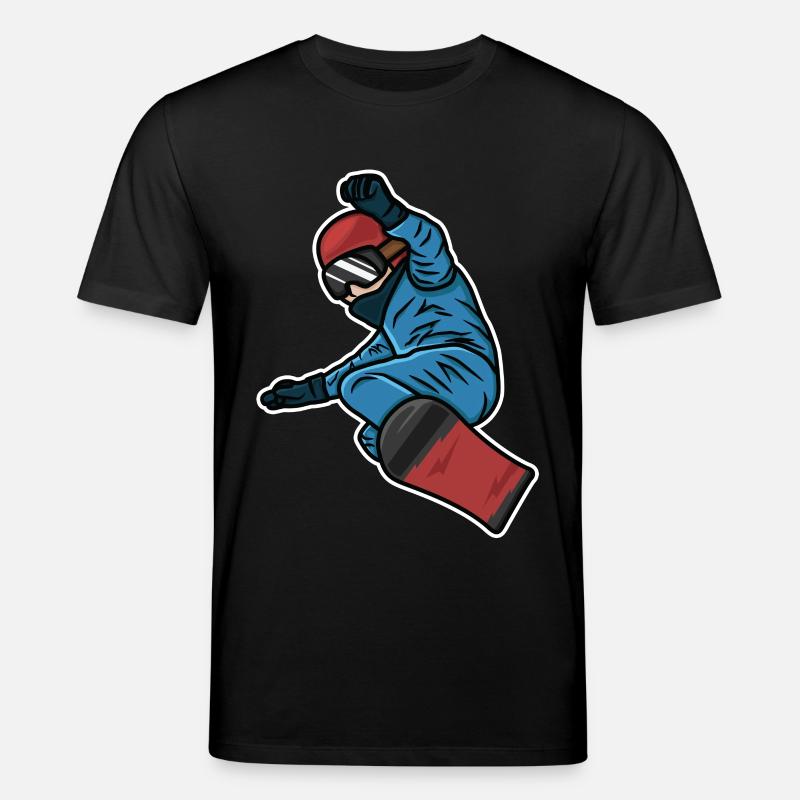 Kleiner Snowboarder - Stanley/Stella Unisex Bio-T-Shirt CREATOR  - Schwarz