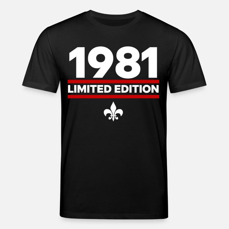 1981 Édition limitée - T-shirt bio CREATOR Stanley/Stella Unisexe - noir
