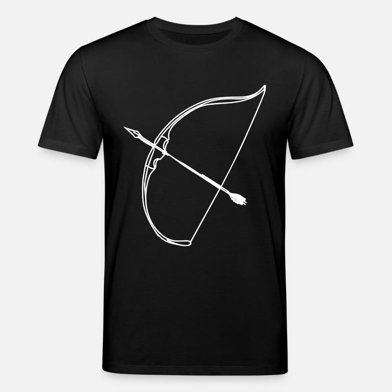 Pfeil und Bogen - Stanley/Stella Unisex Bio-T-Shirt CREATOR  - Schwarz
