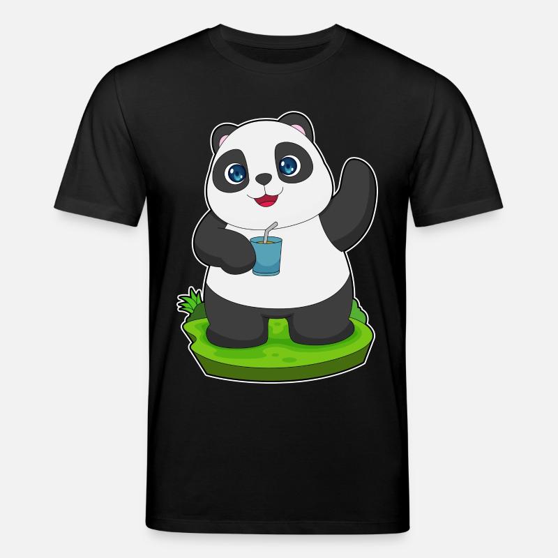 Panda Saft - Stanley/Stella Unisex Bio-T-Shirt CREATOR  - Schwarz