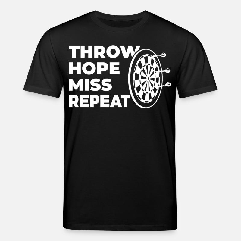 lancer, espérer, manquer, répéter - T-shirt bio CREATOR Stanley/Stella Unisexe - noir