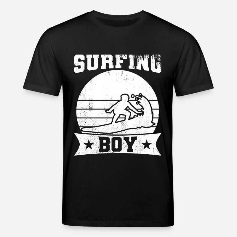 Surfjunge - Stanley/Stella Unisex Bio-T-Shirt CREATOR  - Schwarz