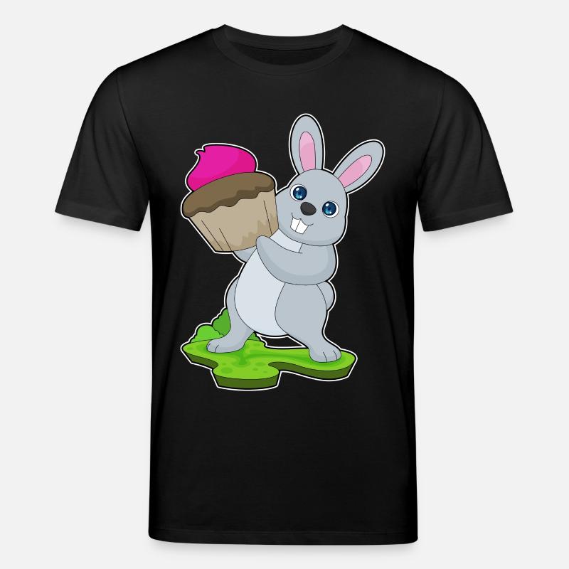 Hase Cupcake - Stanley/Stella Unisex Bio-T-Shirt CREATOR  - Schwarz