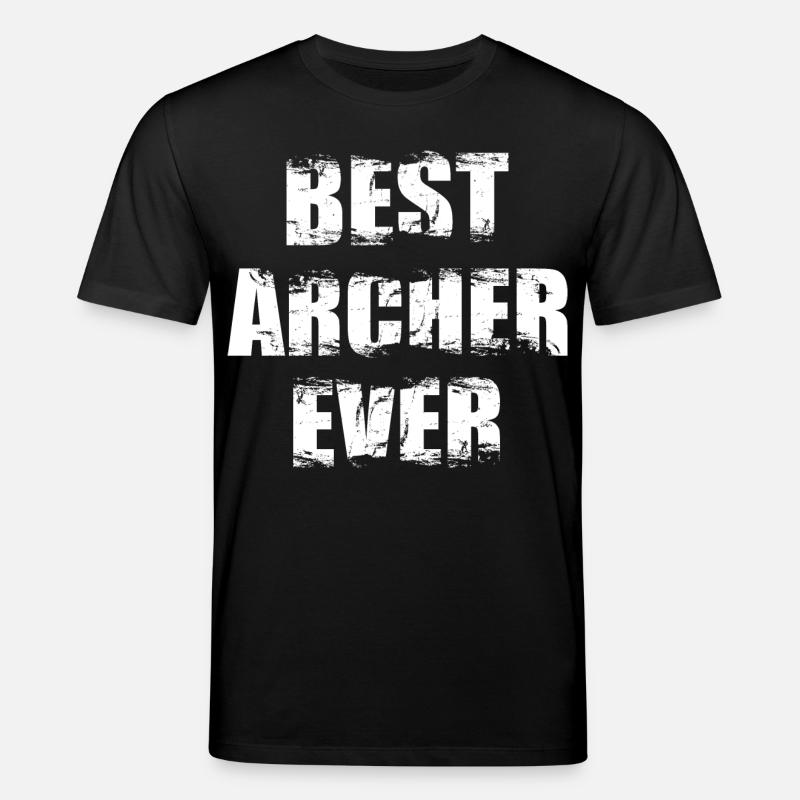 Bester Bogenschütze - Stanley/Stella Unisex Bio-T-Shirt CREATOR  - Schwarz
