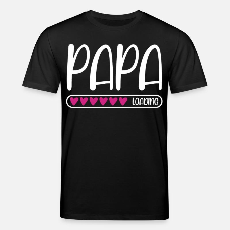 Papa loading - Stanley/Stella Unisex Bio-T-Shirt CREATOR  - Schwarz