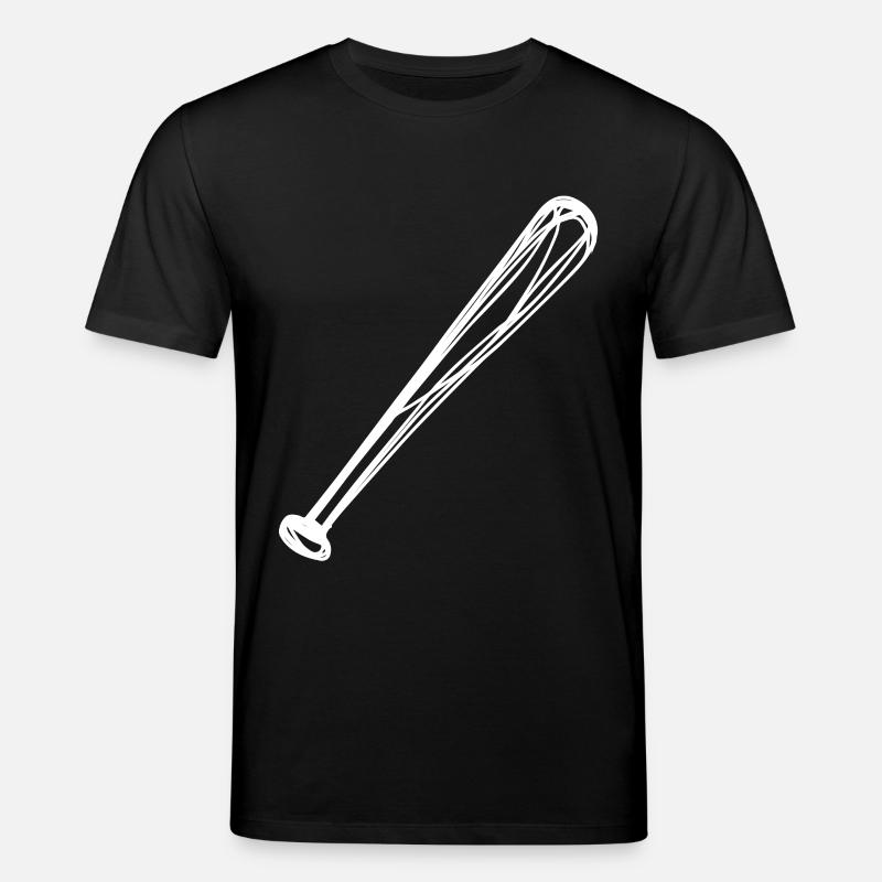 Dessin de batte de baseball - T-shirt bio CREATOR Stanley/Stella Unisexe - noir