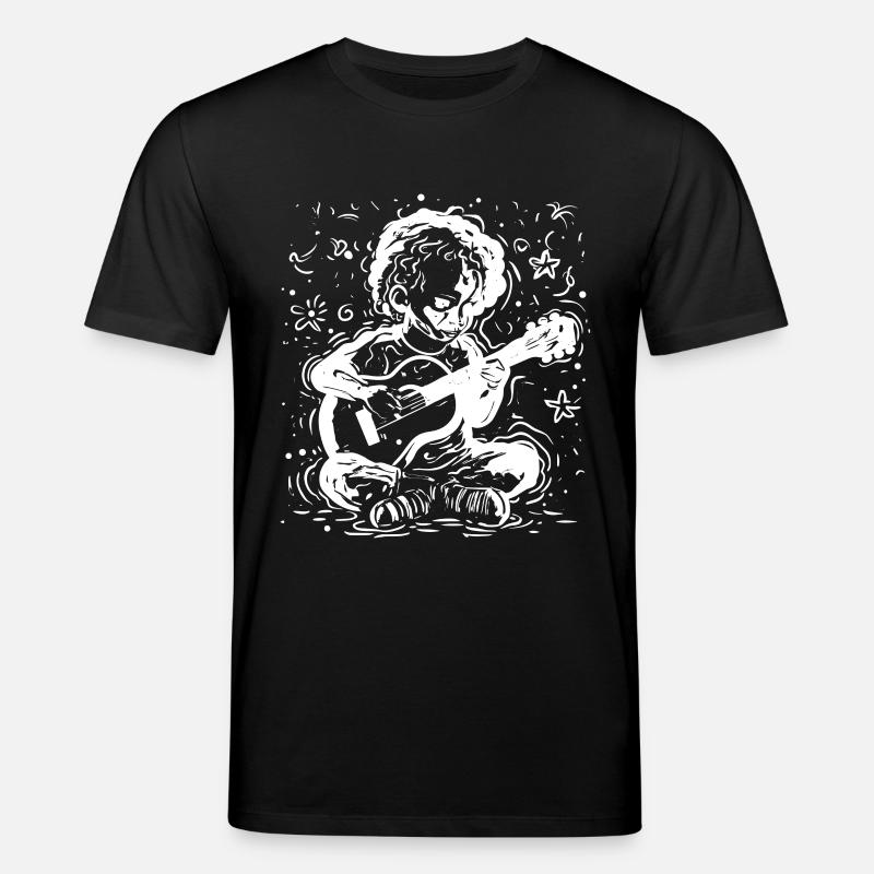 Ukulele Junge - Stanley/Stella Unisex Bio-T-Shirt CREATOR  - Schwarz