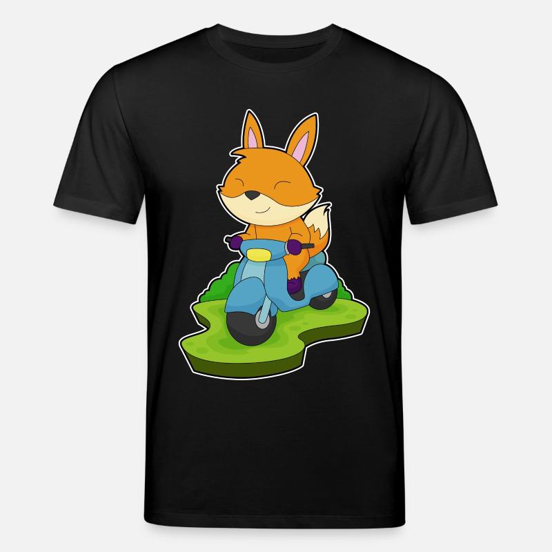 Fuchs Motorroller - Stanley/Stella Unisex Bio-T-Shirt CREATOR  - Schwarz