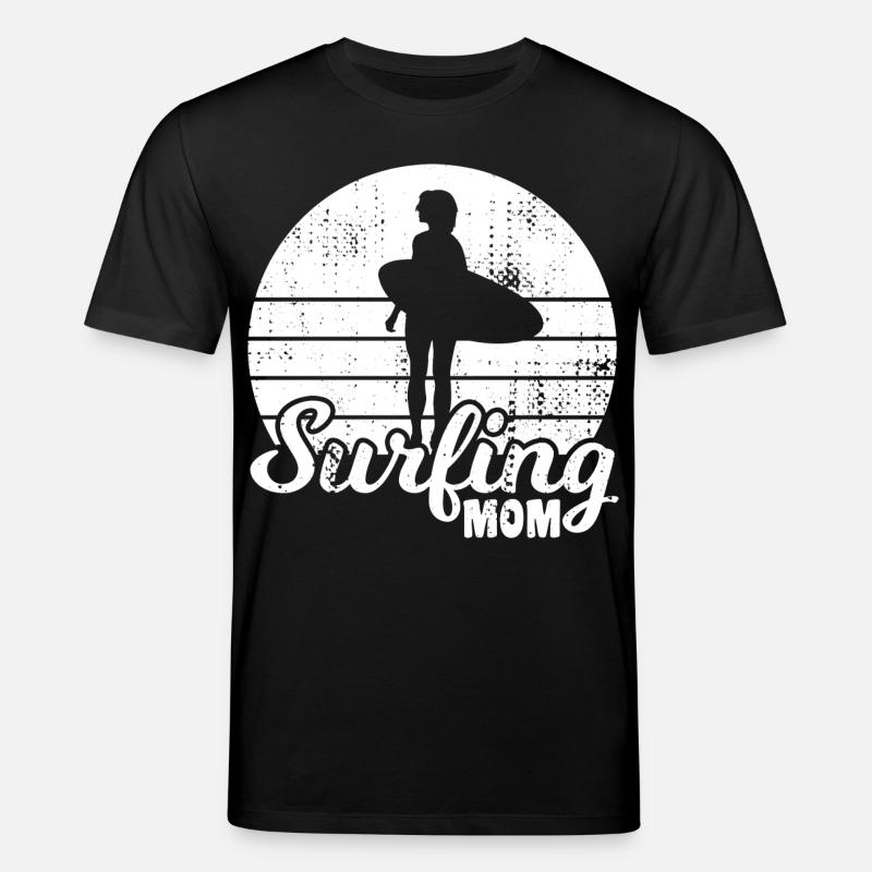 Surfer Mutter - Stanley/Stella Unisex Bio-T-Shirt CREATOR - Schwarz