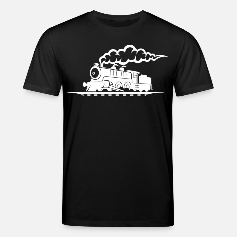 Dessin de chemin de fer - T-shirt bio CREATOR Stanley/Stella Unisexe - noir