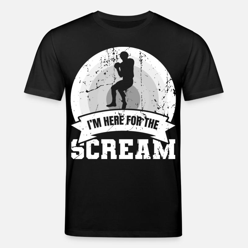 Je suis là pour le cri - T-shirt bio CREATOR Stanley/Stella Unisexe - noir