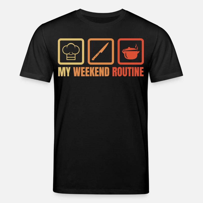 Cuisine du week-end - T-shirt bio CREATOR Stanley/Stella Unisexe - noir