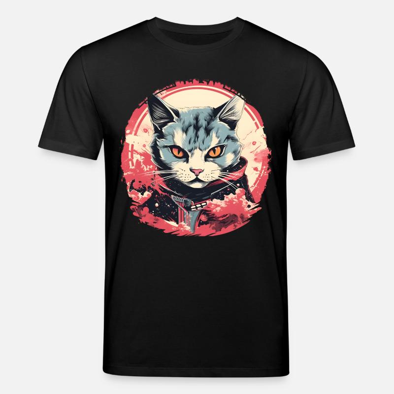 Style d’anime de chat - T-shirt bio CREATOR Stanley/Stella Unisexe - noir