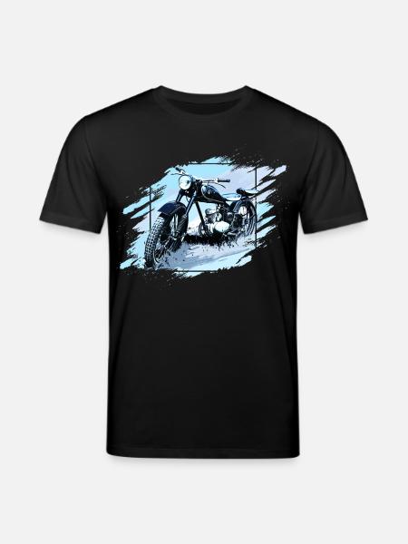 125 Zschopau GDR Motorcycle - Stanley/Stella CREATOR Unisex Organic T-Shirt - black