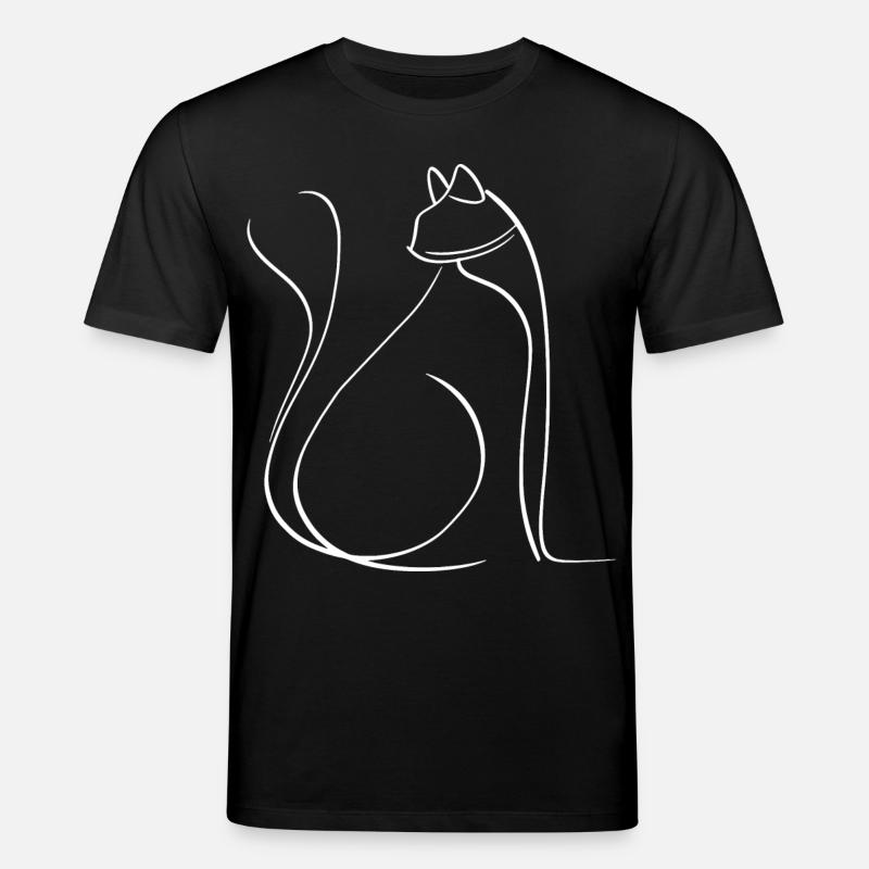 Katze - Stanley/Stella Unisex Bio-T-Shirt CREATOR  - Schwarz