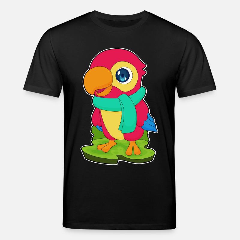 Écharpe d’hiver Parrot - T-shirt bio CREATOR Stanley/Stella Unisexe - noir