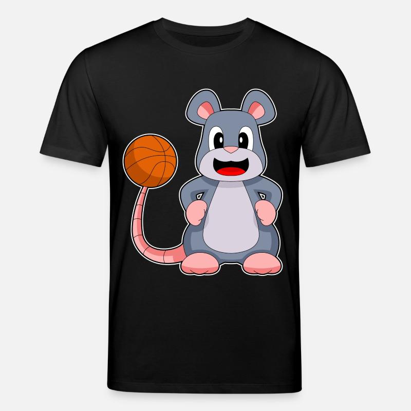 Souris Basketteur Basketteur - T-shirt bio CREATOR Stanley/Stella Unisexe - noir