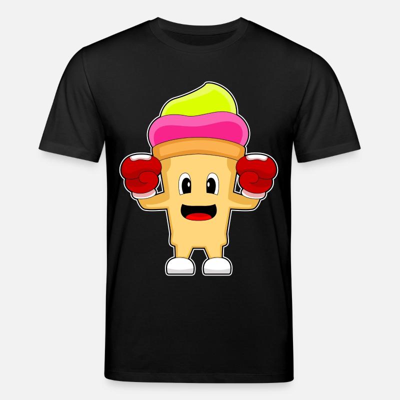 Eiscreme Boxer Boxhandschuhe Boxen - Stanley/Stella Unisex Bio-T-Shirt CREATOR  - Schwarz