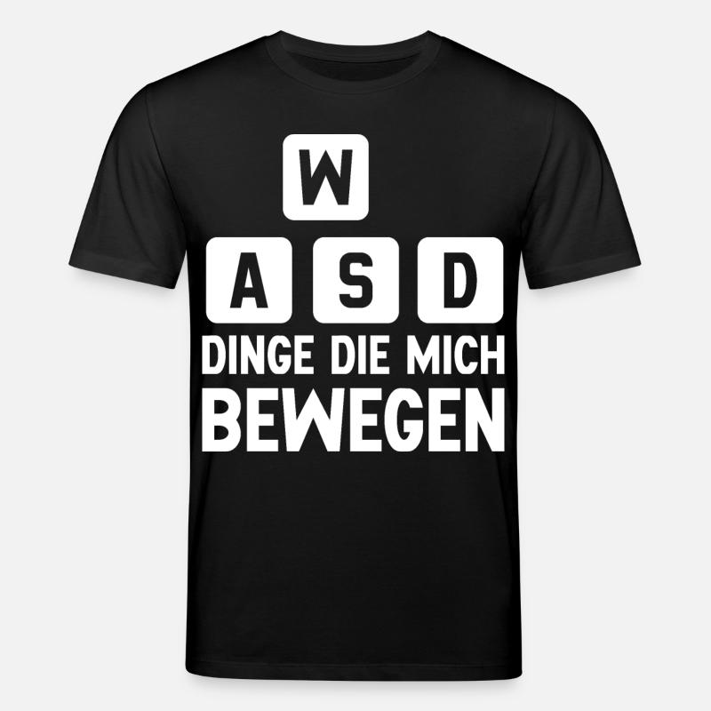 WASD - Dinge die mich bewegen - Stanley/Stella Unisex Bio-T-Shirt CREATOR - Schwarz