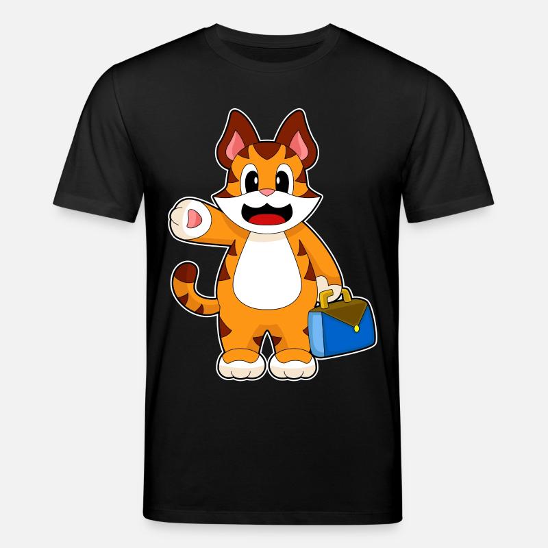 Tiger Unternehmer - Stanley/Stella Unisex Bio-T-Shirt CREATOR  - Schwarz