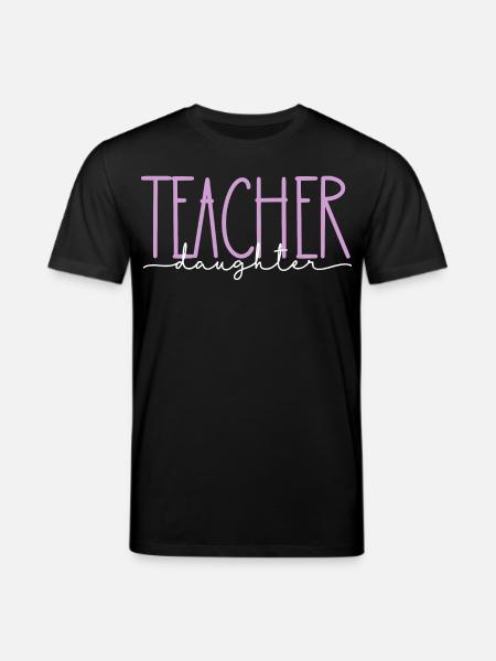 Enseignant Fille Fière Mignon Cadeau - T-shirt bio CREATOR Stanley/Stella Unisexe - noir