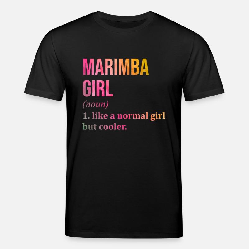 Marimba - T-shirt bio CREATOR Stanley/Stella Unisexe - noir