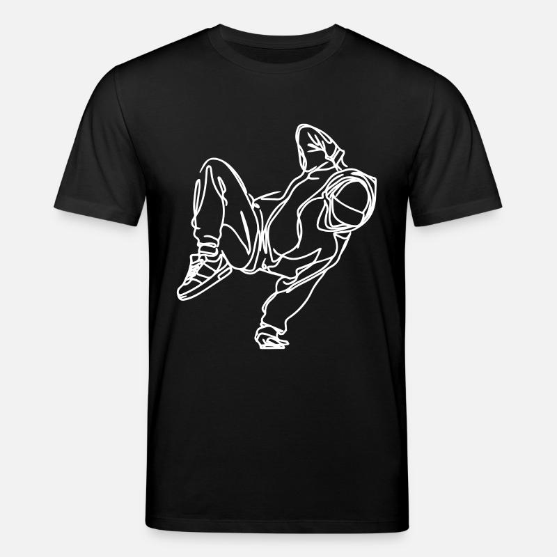 Breakdancer Zeichnung - Stanley/Stella Unisex Bio-T-Shirt CREATOR  - Schwarz