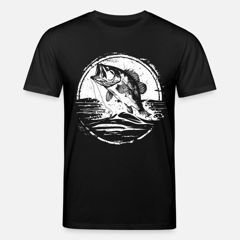Fisch Zeichnung - Stanley/Stella Unisex Bio-T-Shirt CREATOR  - Schwarz