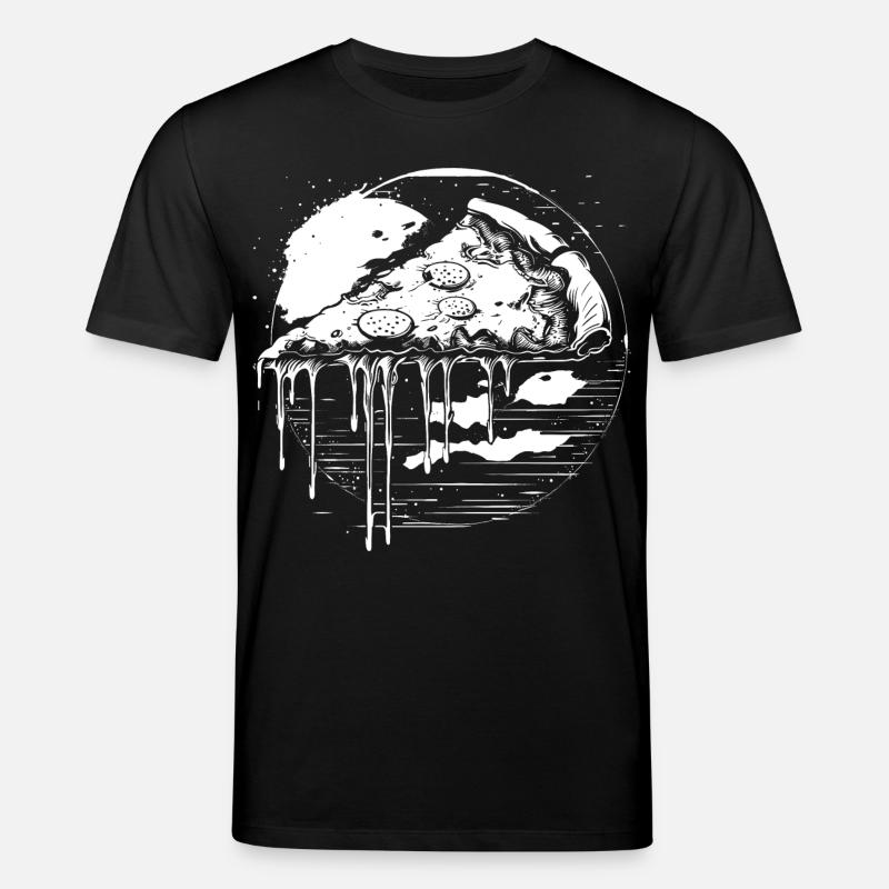 Pizza Grafik - Stanley/Stella Unisex Bio-T-Shirt CREATOR  - Schwarz