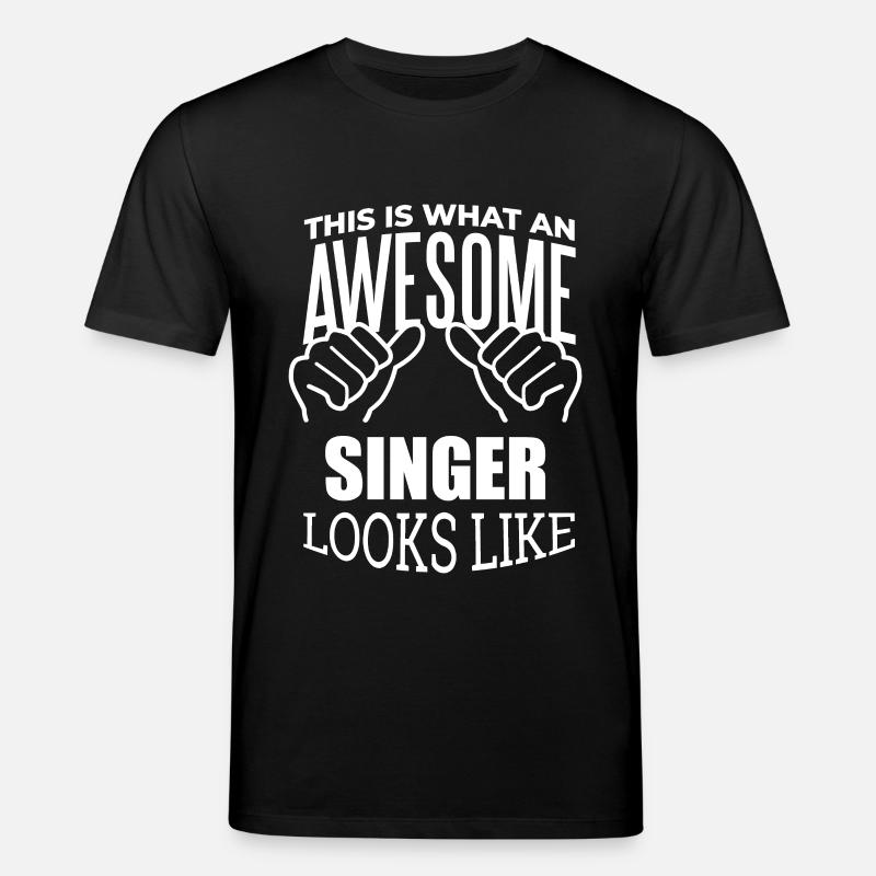 Sänger - Stanley/Stella Unisex Bio-T-Shirt CREATOR  - Schwarz
