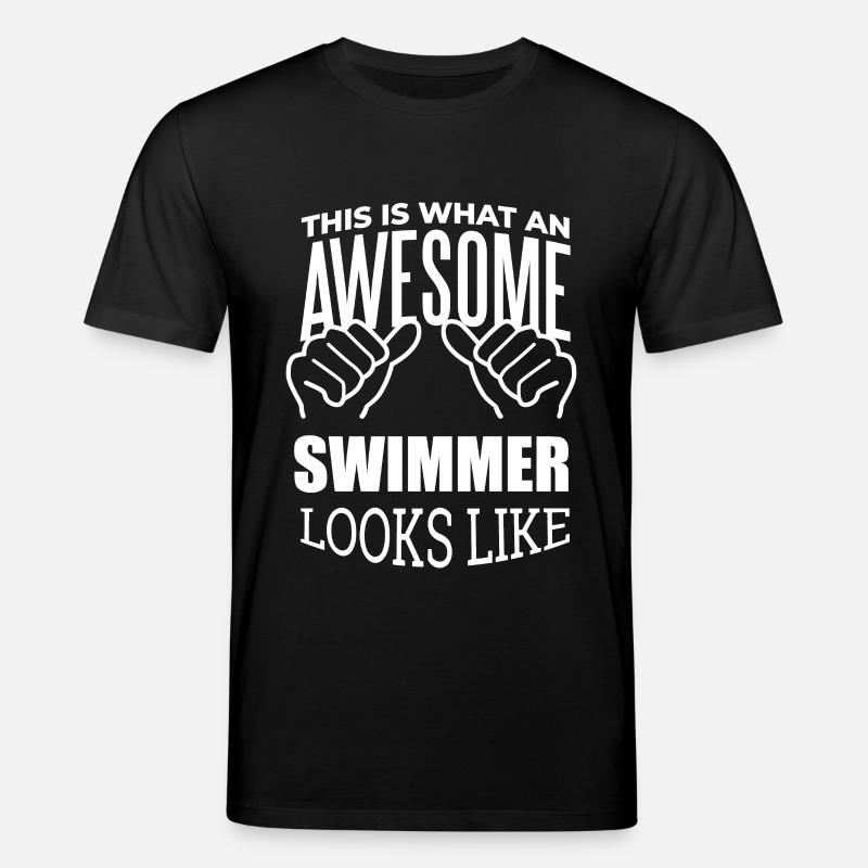 Schwimmer - Stanley/Stella Unisex Bio-T-Shirt CREATOR  - Schwarz