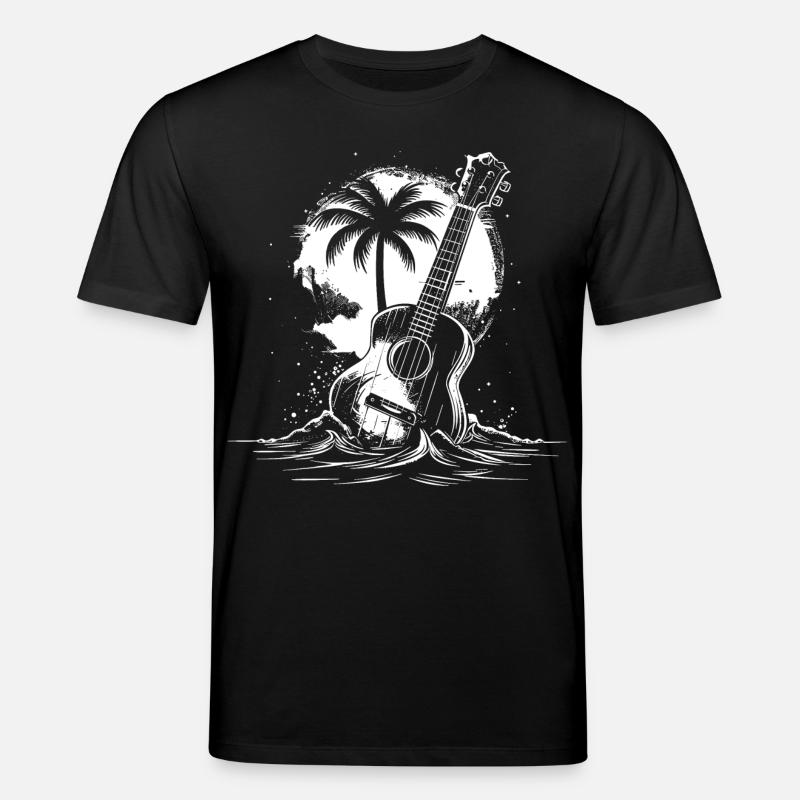 Graphiques pour ukulélé - T-shirt bio CREATOR Stanley/Stella Unisexe - noir