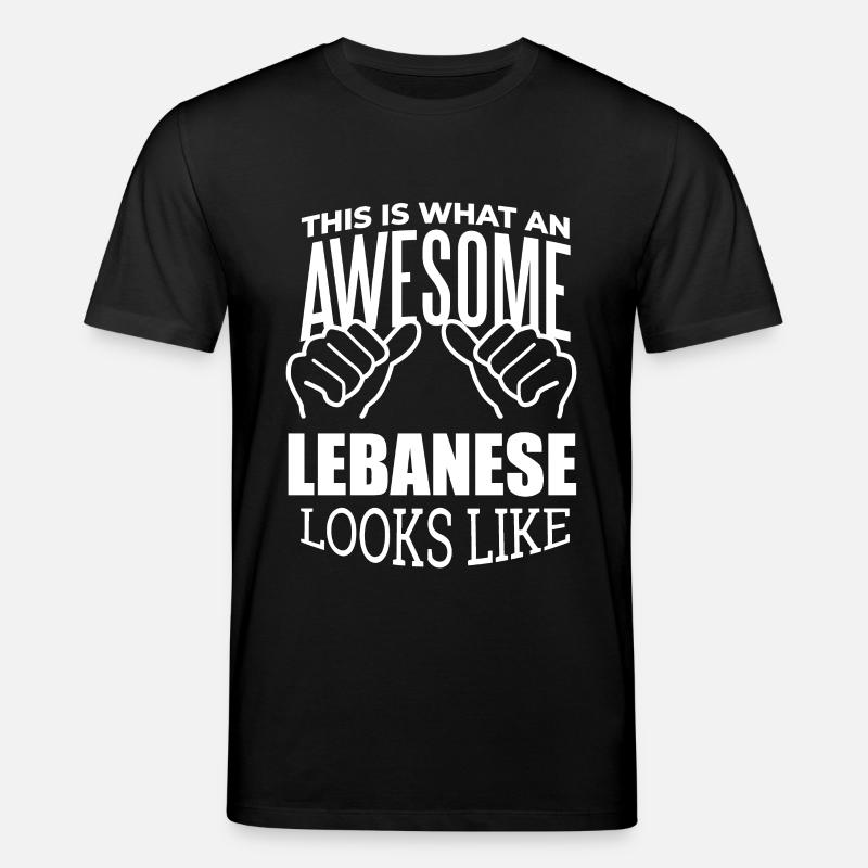 Libanon - Stanley/Stella Unisex Bio-T-Shirt CREATOR  - Schwarz