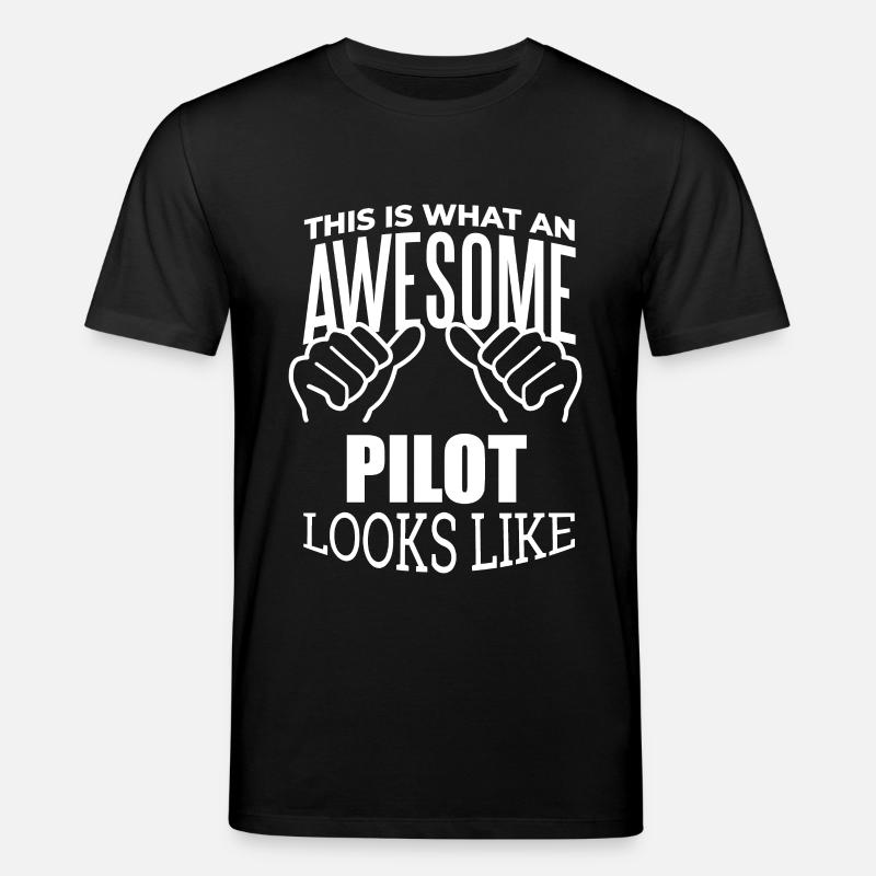 Pilot - Stanley/Stella Unisex Bio-T-Shirt CREATOR  - Schwarz