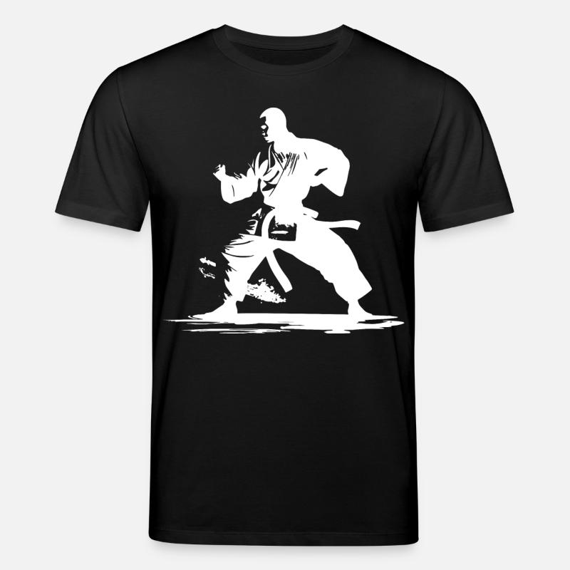 Karate Junge Grafik - Stanley/Stella Unisex Bio-T-Shirt CREATOR - Schwarz