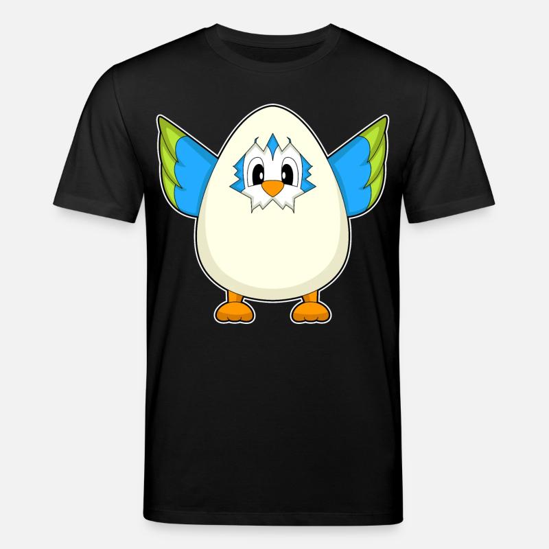Parrot Egg - Stanley/Stella CREATOR Unisex Organic T-Shirt - black