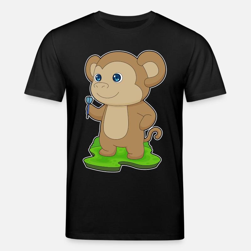 Fléchette de singe - T-shirt bio CREATOR Stanley/Stella Unisexe - noir